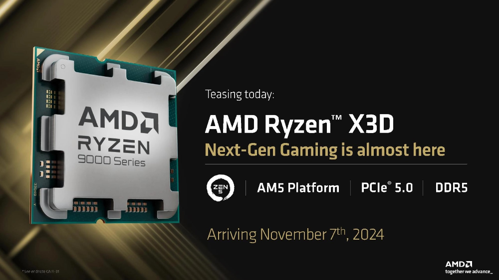 AMD 調降 Ryzen 9000 系列價格,並宣布 Ryzen 7 9800X3D 推出時間 - 電腦王阿達 AMD 調降 Ryzen 9000 系列價格,並宣布 Ryzen 7 9800X3D 推出時間 - 電腦王阿達