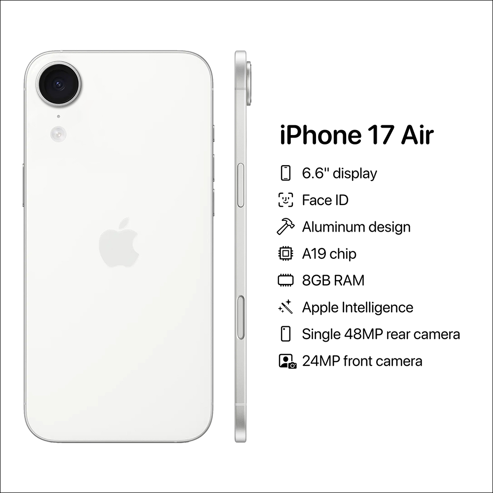iPhone 17 系列新爆料: 17 Pro Max 動態島縮小、17 Air (17 Slim) 有望取代 Plus 機型 - 電腦王阿達 iPhone 17 系列新爆料: 17 Pro Max 動態島縮小、17 Air (17 Slim) 有望取代 Plus 機型 - 電腦王阿達