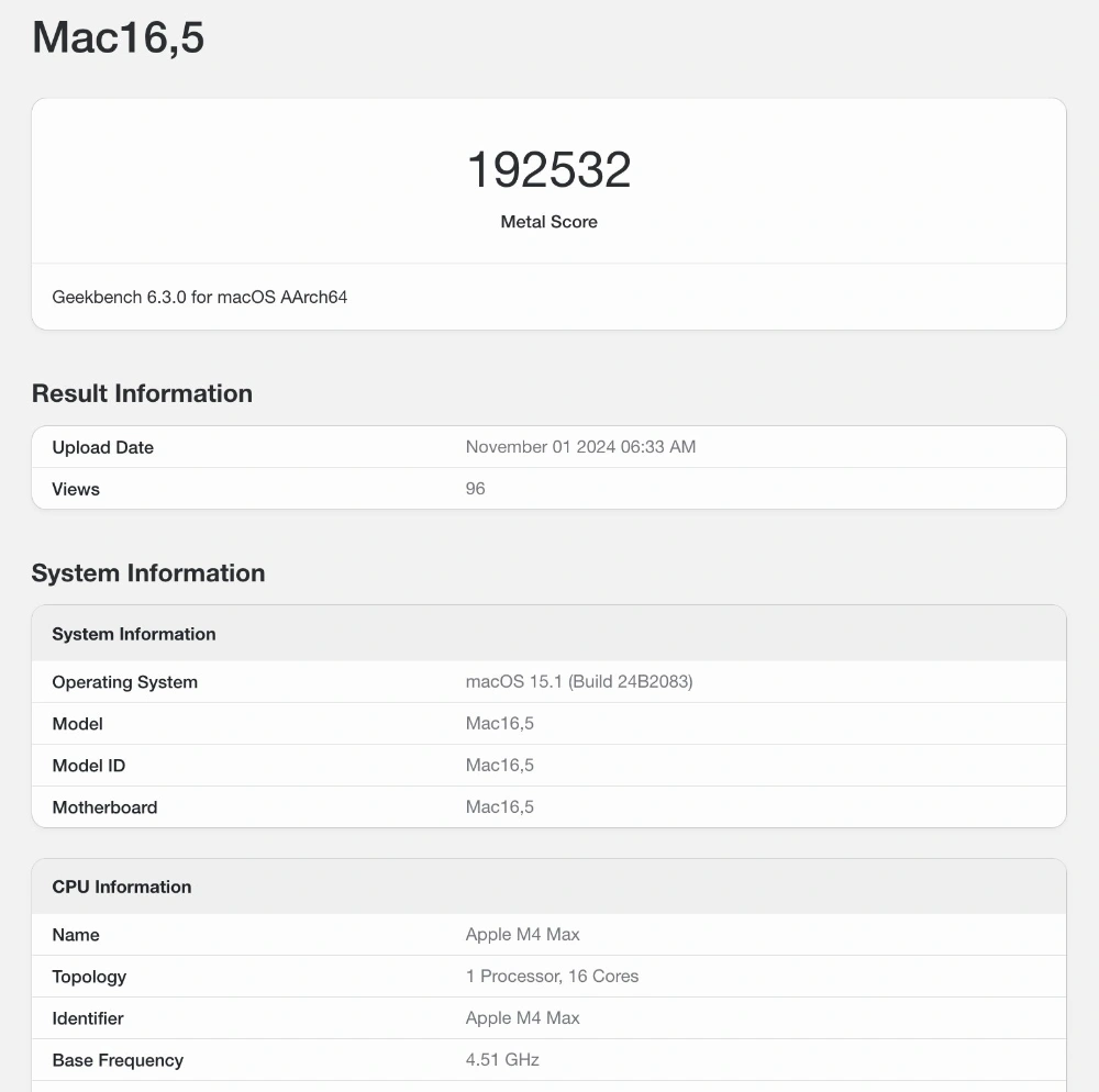 M4 Max 效能跑分現身 Geekbench,CPU 和 GPU 都比上一代至少快 20% - 電腦王阿達 M4 Max 效能跑分現身 Geekbench,CPU 和 GPU 都比上一代至少快 20% - 電腦王阿達