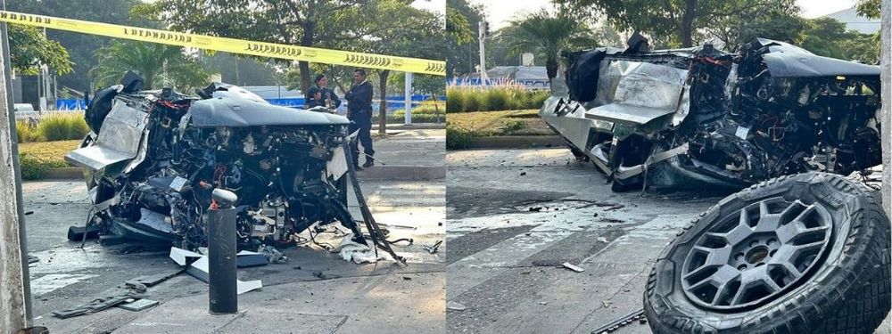 特斯拉 Cybertruck 發生超嚴重車禍,車輛全毀乘客與駕駛皆安全生還 - 電腦王阿達 特斯拉 Cybertruck 發生超嚴重車禍,車輛全毀乘客與駕駛皆安全生還 - 電腦王阿達