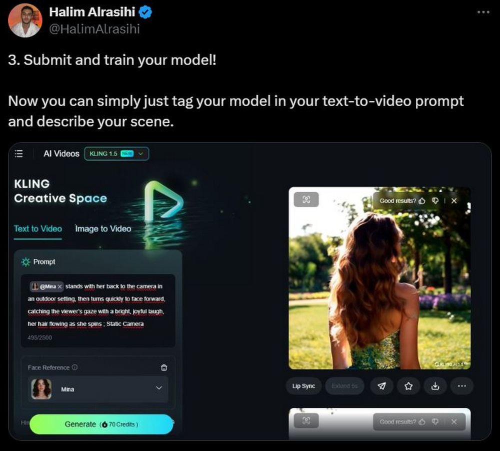 可靈 AI 推出 Custom Models 功能,能輕鬆打造連貫 AI 角色影片 - 電腦王阿達 可靈 AI 推出 Custom Models 功能,能輕鬆打造連貫 AI 角色影片 - 電腦王阿達