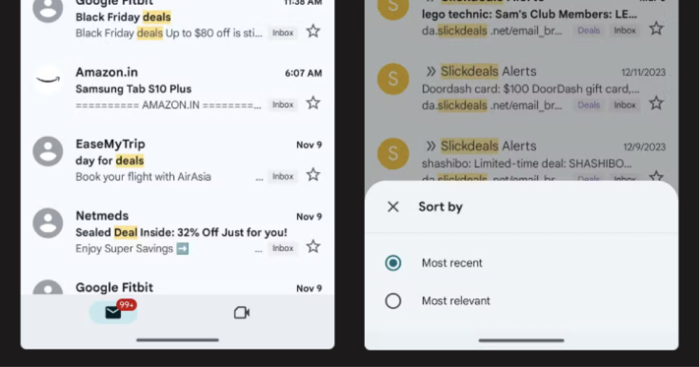 Gmail app 搜尋郵件 Gmail app 搜尋郵件