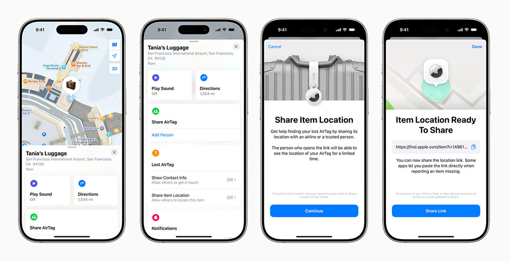 Apple 將允許透過連結共享 AirTag 位置 - 電腦王阿達 Apple 將允許透過連結共享 AirTag 位置 - 電腦王阿達