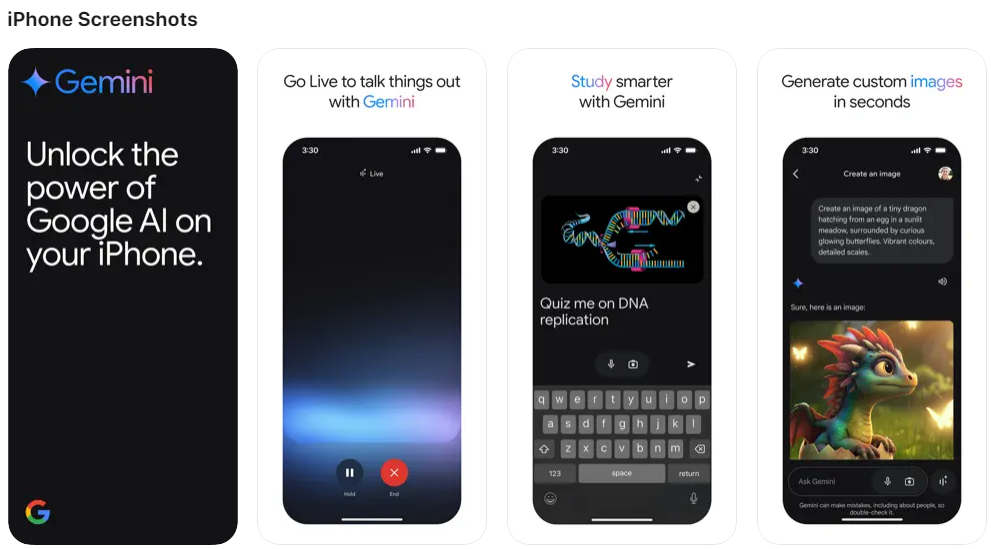 Google Gemini iOS App 已悄悄亮相,Gemini Live 也能用 - 電腦王阿達 Google Gemini iOS App 已悄悄亮相,Gemini Live 也能用 - 電腦王阿達