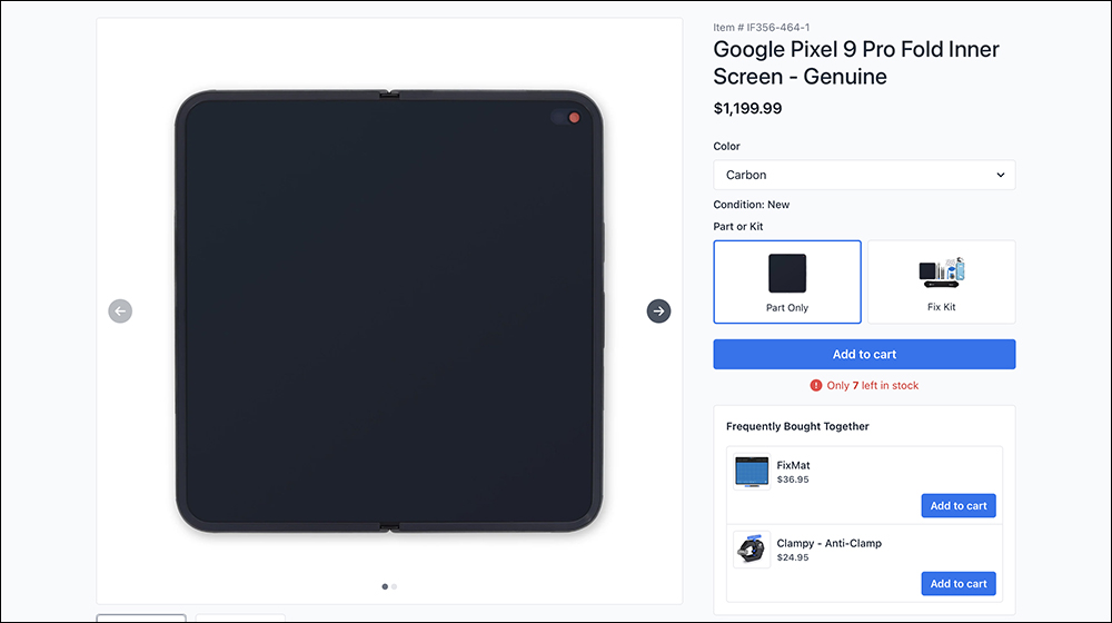 Google Pixel 9 Pro Fold 內螢幕更換維修費用驚人,零件費用相當於一部 iPhone 16 Pro Max 或兩部 M4 Mac mini - 電腦王阿達 Google Pixel 9 Pro Fold 內螢幕更換維修費用驚人,零件費用相當於一部 iPhone 16 Pro Max 或兩部 M4 Mac mini - 電腦王阿達