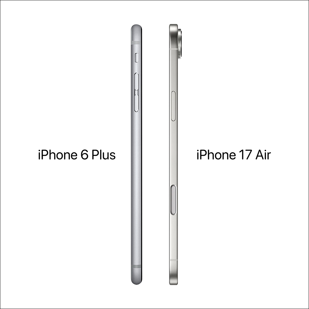 iPhone 17 Air 有望挑戰史上最薄 iPhone !厚度傳聞僅 6mm - 電腦王阿達 iPhone 17 Air 有望挑戰史上最薄 iPhone !厚度傳聞僅 6mm - 電腦王阿達