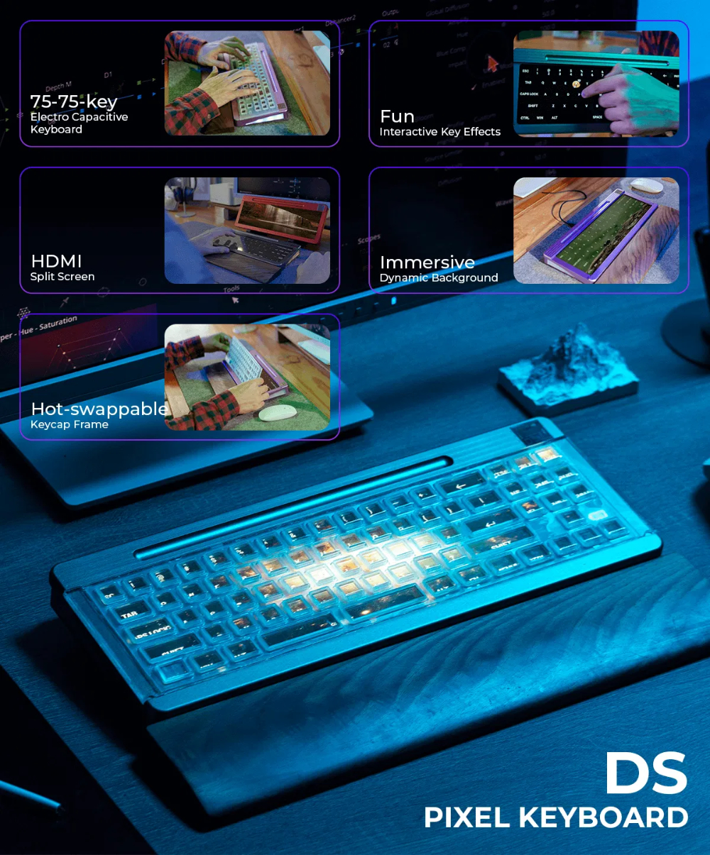 長得像機械鍵盤的觸控鍵盤 DS Pixel Keyboard,將帶給你傳統與數位的各種碰撞 - 電腦王阿達 長得像機械鍵盤的觸控鍵盤 DS Pixel Keyboard,將帶給你傳統與數位的各種碰撞 - 電腦王阿達