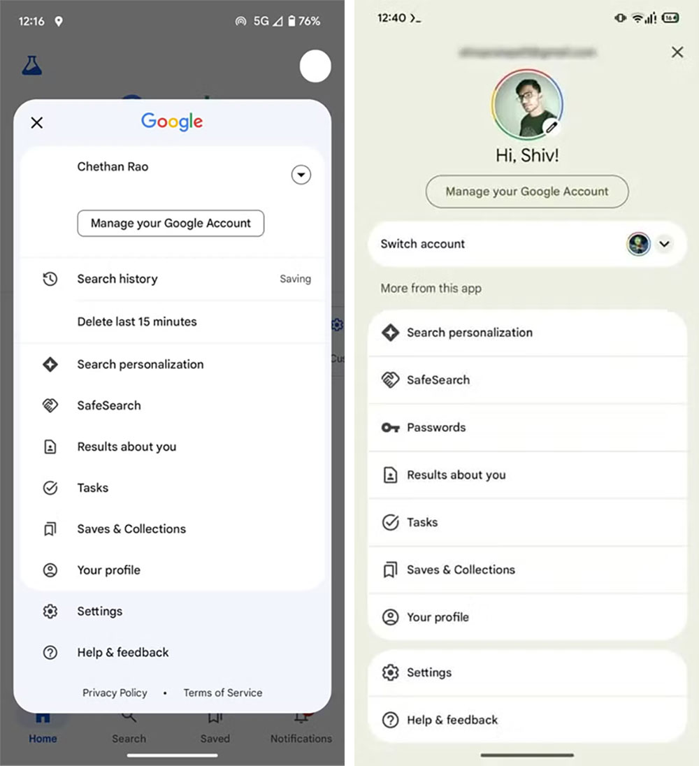 Google 針對 Android 重新設計的帳號切換器即將到來 - 電腦王阿達 Google 針對 Android 重新設計的帳號切換器即將到來 - 電腦王阿達