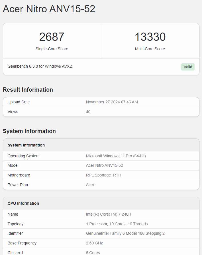 10 核心的 Intel Core 7 240H 行動處理器跑分搶先洩漏,似乎比 Ultra 5 225F 桌機處理器還快 - 電腦王阿達 10 核心的 Intel Core 7 240H 行動處理器跑分搶先洩漏,似乎比 Ultra 5 225F 桌機處理器還快 - 電腦王阿達