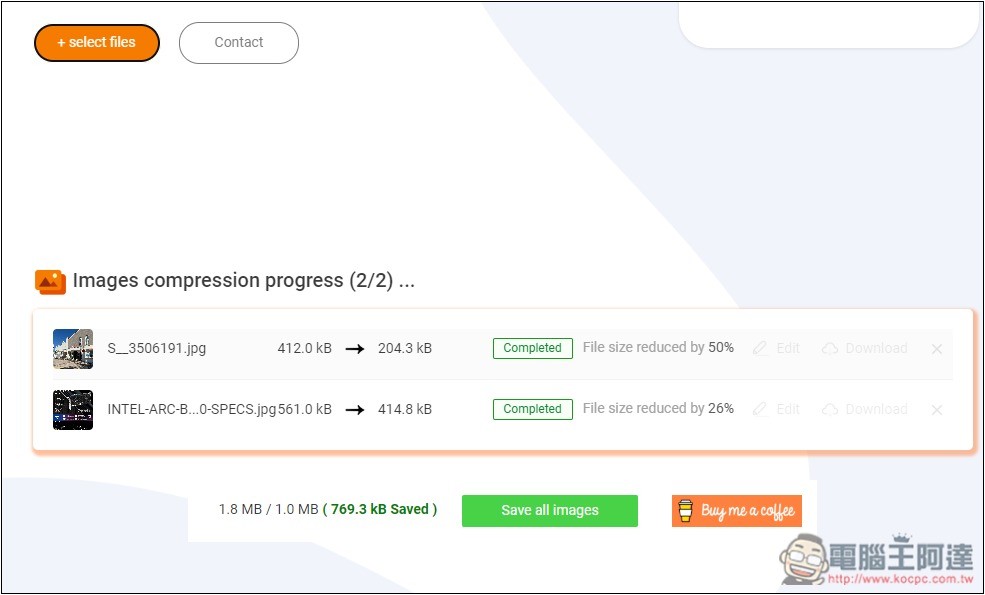 MozJpeg 標榜能無損壓縮圖片大小最高 80%,還提供編輯、剪裁、濾鏡等功能 - 電腦王阿達 MozJpeg 標榜能無損壓縮圖片大小最高 80%,還提供編輯、剪裁、濾鏡等功能 - 電腦王阿達