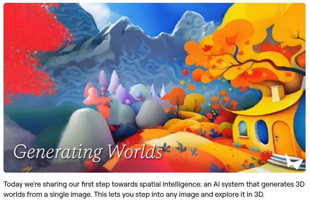 AI 教母李飛飛推出能夠使用單一靜態圖片生成 3D 世界的系統 - 電腦王阿達 AI 教母李飛飛推出能夠使用單一靜態圖片生成 3D 世界的系統 - 電腦王阿達