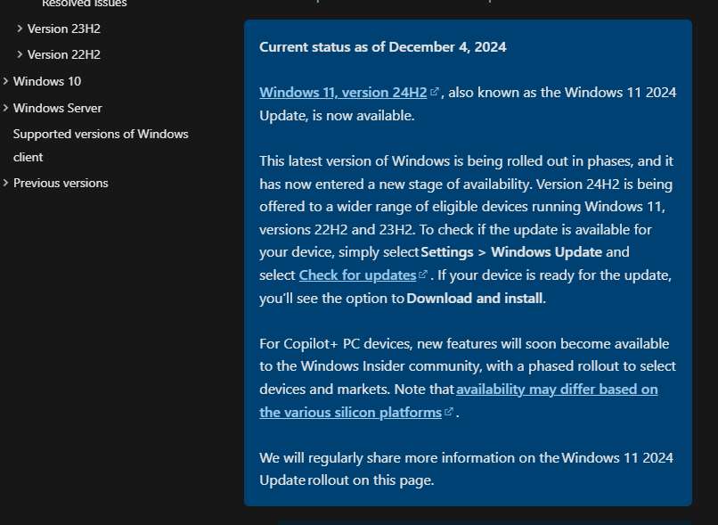 即便還有很多問題,微軟依舊決定向更多 PC 推出 Windows 11 24H2 更新 - 電腦王阿達 即便還有很多問題,微軟依舊決定向更多 PC 推出 Windows 11 24H2 更新 - 電腦王阿達