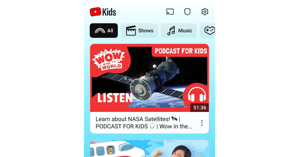 YouTube Kids 迎來設計大改 YouTube Kids 迎來設計大改