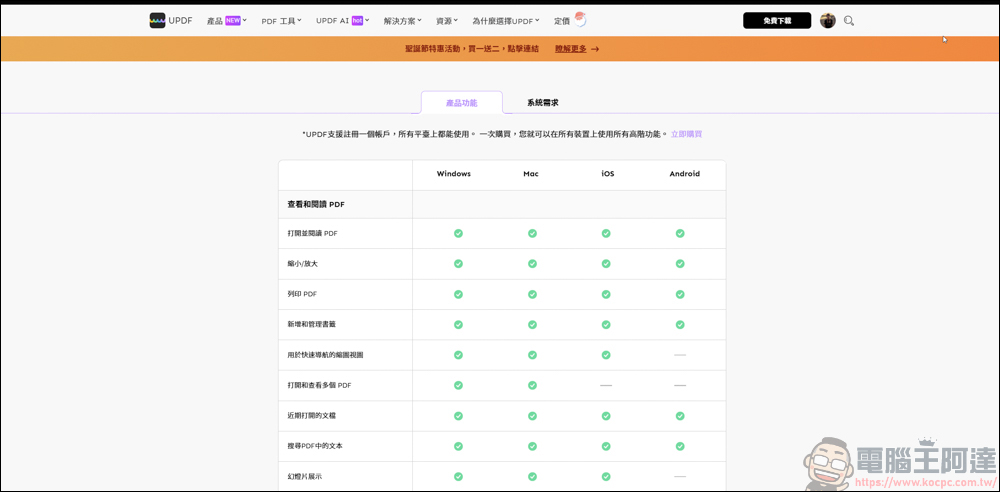 搭載 AI 功能的 PDF 編輯軟體「UPDF」| 高效率、價格實惠的 AI PDF 專業編輯軟體新選擇 - 電腦王阿達 搭載 AI 功能的 PDF 編輯軟體「UPDF」| 高效率、價格實惠的 AI PDF 專業編輯軟體新選擇 - 電腦王阿達