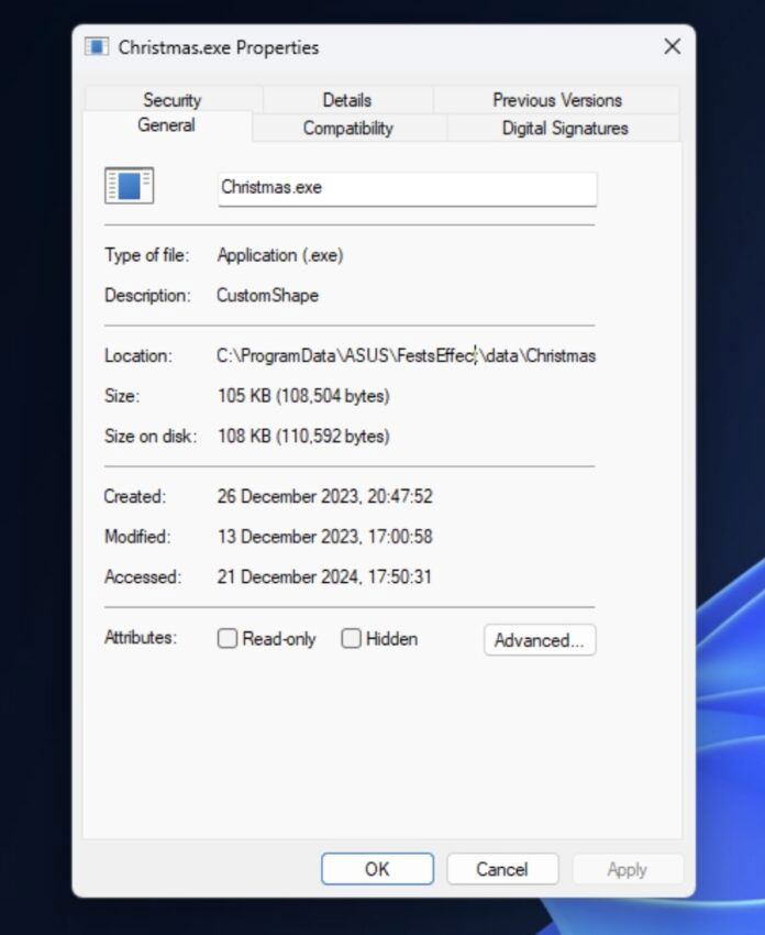 Asus 電腦聖誕節彩蛋被用戶誤認是惡意軟體 - 電腦王阿達 Asus 電腦聖誕節彩蛋被用戶誤認是惡意軟體 - 電腦王阿達
