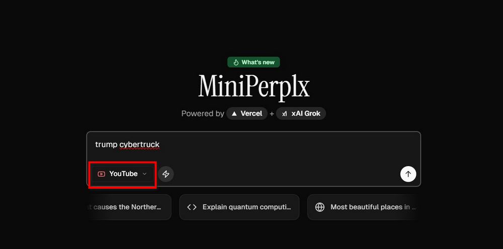 免費開源「MiniPerplx」AI搜尋引擎與 xAI 合作,可深入搜尋網路、學術內容、X 貼文及 YouTube 影片 - 電腦王阿達 免費開源「MiniPerplx」AI搜尋引擎與 xAI 合作,可深入搜尋網路、學術內容、X 貼文及 YouTube 影片 - 電腦王阿達