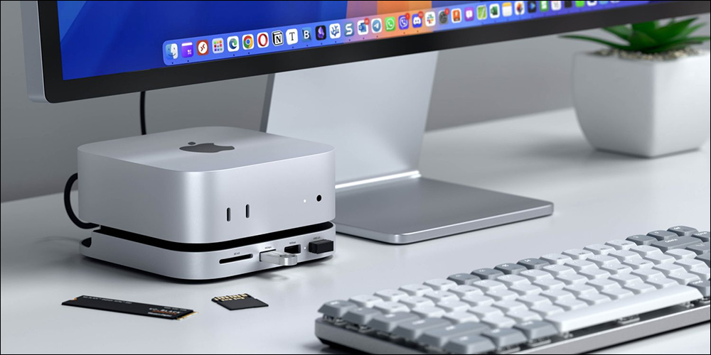 為 M4 Mac mini 提供無縫升級:Satechi 全新 Hub 底座登場,解決電源按鈕難按問題 - 電腦王阿達 為 M4 Mac mini 提供無縫升級:Satechi 全新 Hub 底座登場,解決電源按鈕難按問題 - 電腦王阿達