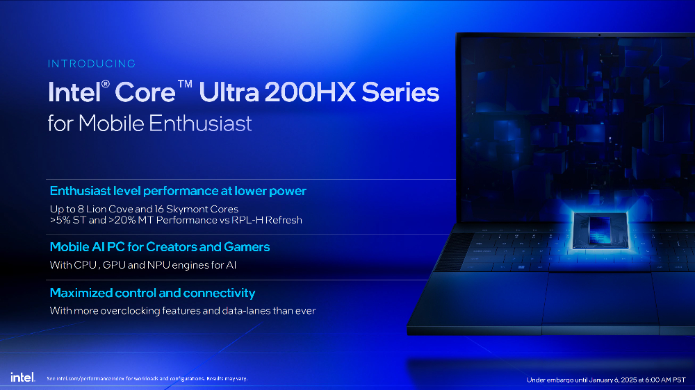 專為高階和遊戲筆電打造的 Intel Core Ultra 200HX/200H 處理器登場 - 電腦王阿達 專為高階和遊戲筆電打造的 Intel Core Ultra 200HX/200H 處理器登場 - 電腦王阿達