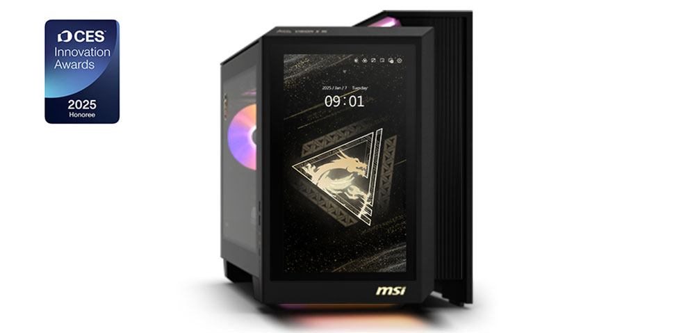 MSI 推出 MEG VISION X AI 2nd 桌上型遊戲電腦,機殼配備大型觸控螢幕 - 電腦王阿達 MSI 推出 MEG VISION X AI 2nd 桌上型遊戲電腦,機殼配備大型觸控螢幕 - 電腦王阿達