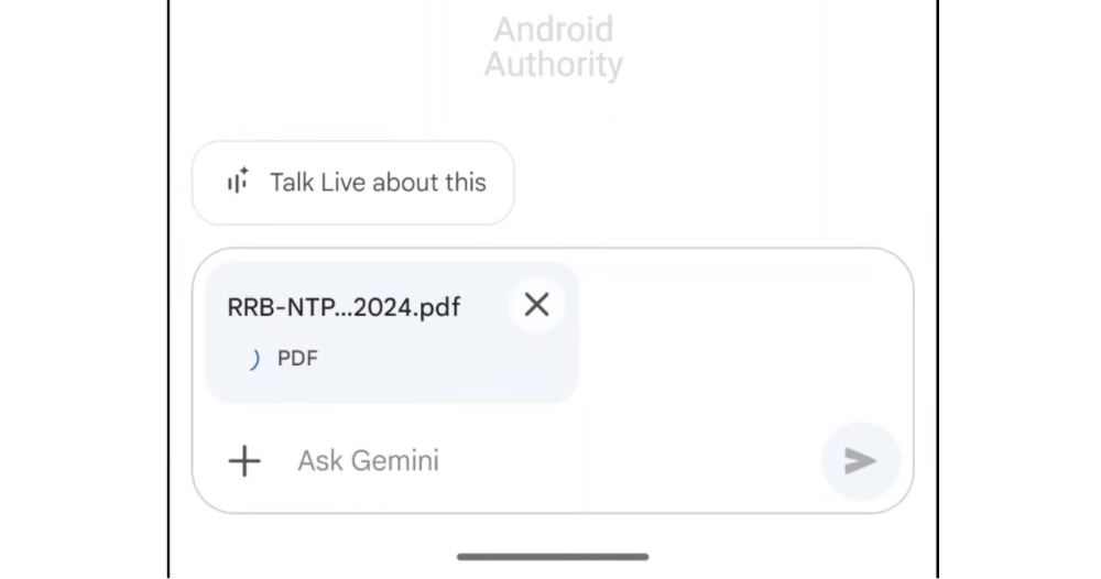 Gemini Live AI 支援上傳 YouTube 或文件啟動對話功能 Gemini Live AI 支援上傳 YouTube 或文件啟動對話功能