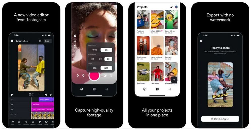 Instagram 推「Edits」影片編輯 App,瞄準 TikTok 被禁後的市場機會 - 電腦王阿達 Instagram 推「Edits」影片編輯 App,瞄準 TikTok 被禁後的市場機會 - 電腦王阿達