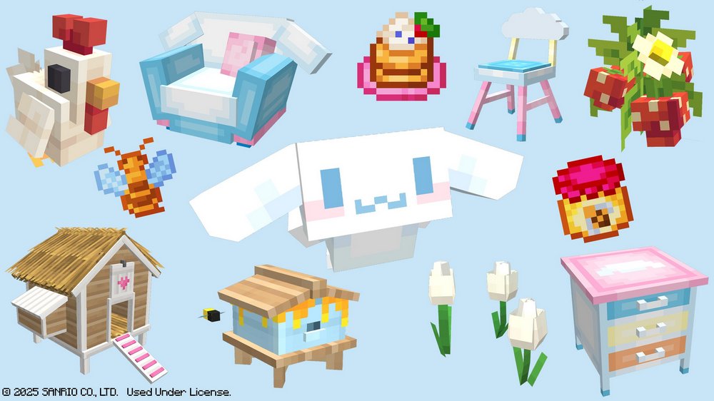 Minecraft 與三麗鷗合作推出全新 DLC「Hello Kitty and Friends」,讓你與 Hello Kitty、酷洛米、美樂蒂、帕恰狗等角色一起體驗 Minecraft 世界 - 電腦王阿達 Minecraft 與三麗鷗合作推出全新 DLC「Hello Kitty and Friends」,讓你與 Hello Kitty、酷洛米、美樂蒂、帕恰狗等角色一起體驗 Minecraft 世界 - 電腦王阿達