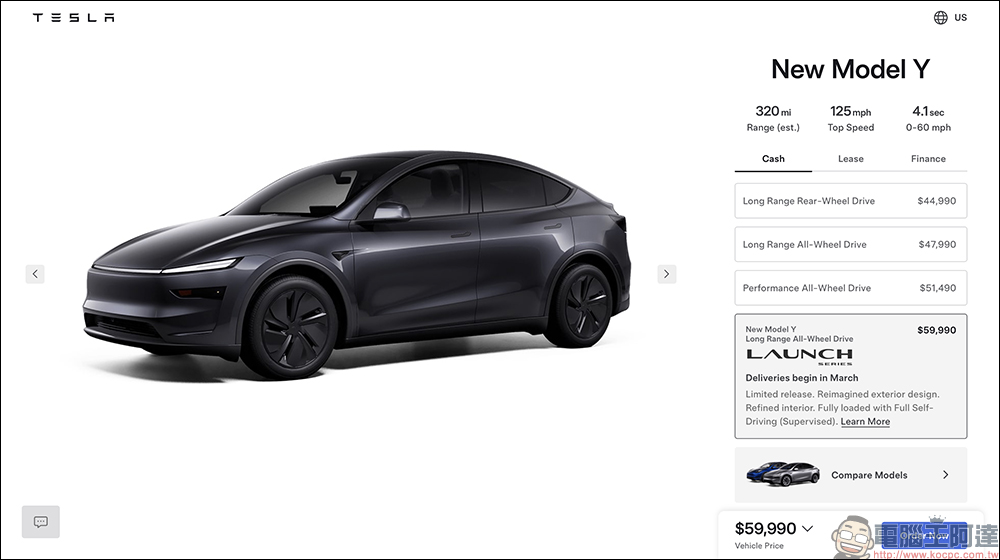 傳特斯拉將在上海生產低價版 Model Y 以應對競爭激烈的中國市場 - 電腦王阿達 特斯拉全新 Model Y 的改變與升級大揭密!前後車窗升級雙層玻璃、方向盤有新亮點,乘坐更舒適了 - 電腦王阿達