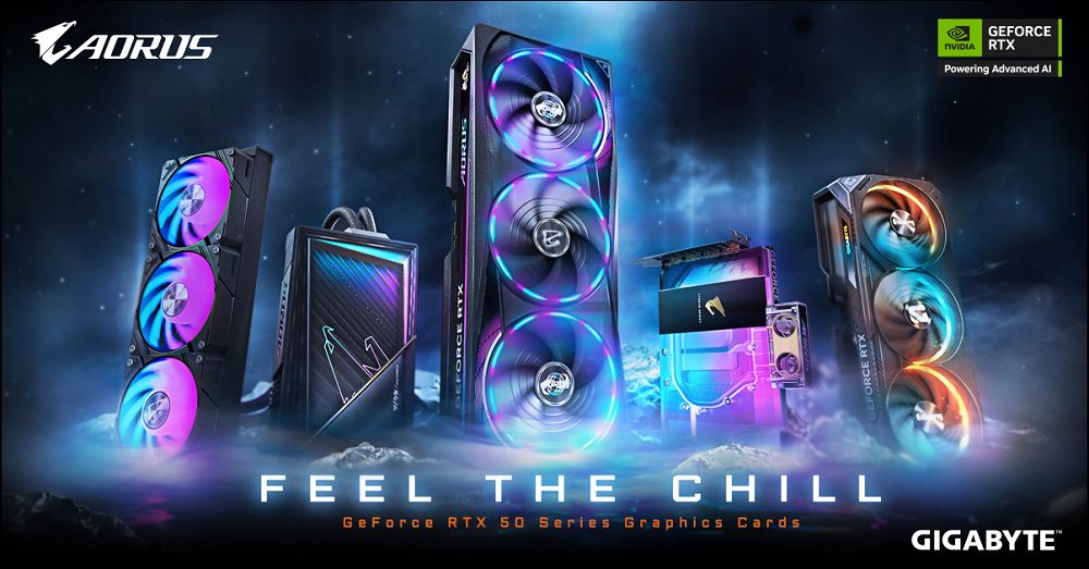 技嘉科技GeForce RTX 50系列正式登場:Blackwell架構結合雙軌散熱方案,全面迎戰AI與電競運算需求 - 電腦王阿達 技嘉科技GeForce RTX 50系列正式登場:Blackwell架構結合雙軌散熱方案,全面迎戰AI與電競運算需求 - 電腦王阿達