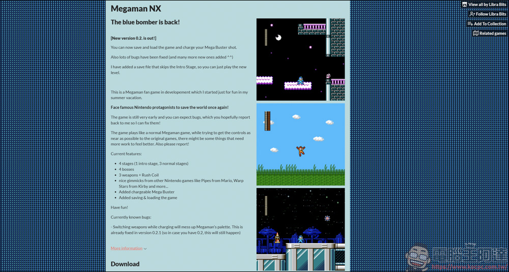 洛克人穿越任天堂世界的全新冒險?粉絲自製力作創新遊戲 Megaman NX - 電腦王阿達 洛克人穿越任天堂世界的全新冒險?粉絲自製力作創新遊戲 Megaman NX - 電腦王阿達