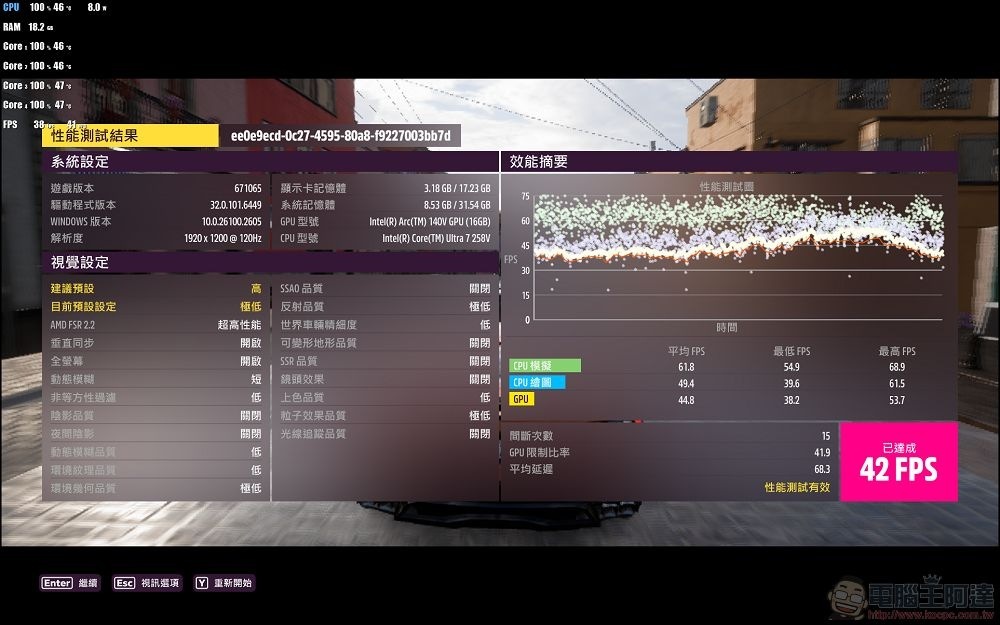 F5 8W 120FPS FSR2 F5 8W 120FPS FSR2