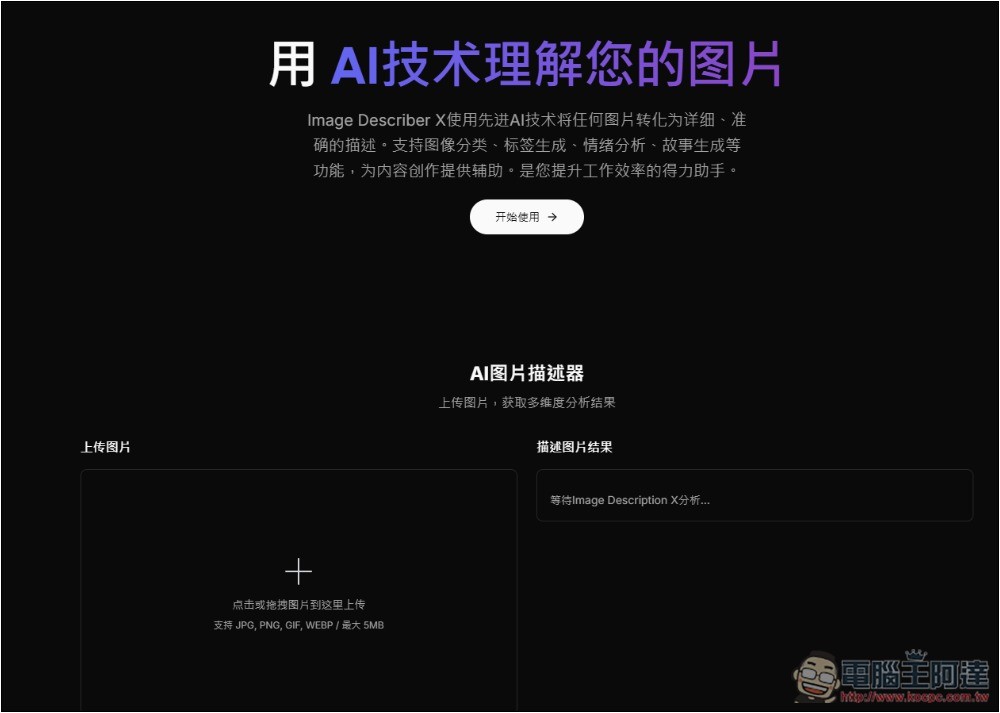 Image Describer X 圖生文免費 AI 工具,提供多種描述模板,連行銷文案都能生成 - 電腦王阿達 Image Describer X 圖生文免費 AI 工具,提供多種描述模板,連行銷文案都能生成 - 電腦王阿達