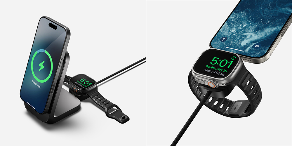 只需 1 條線!Nomad 推出首款結合 Apple Watch 快充模組的雙 USB-C 充電線,可為 Apple Watch、AirPods 等裝置同時進行快充 - 電腦王阿達 只需 1 條線!Nomad 推出首款結合 Apple Watch 快充模組的雙 USB-C 充電線,可為 Apple Watch、AirPods 等裝置同時進行快充 - 電腦王阿達