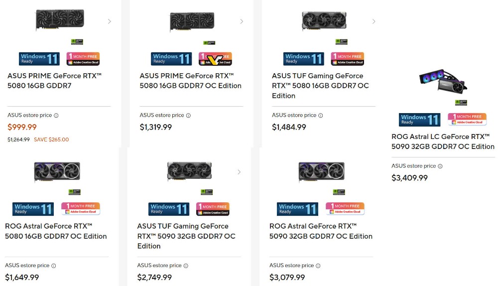 不只是黃牛,連 ASUS、MSI 也悄悄調高 RTX 5090 的售價 - 電腦王阿達 不只是黃牛,連 ASUS、MSI 也悄悄調高 RTX 5090 的售價 - 電腦王阿達