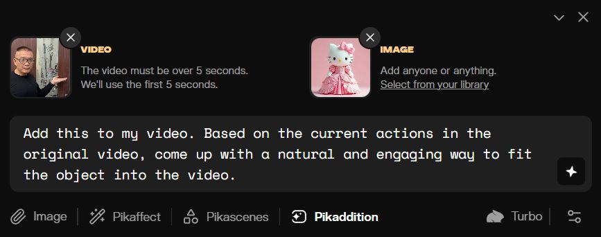 Pika 推出新功能 Pikadditions,使用一段影片+一張照片就能完美無縫合成 - 電腦王阿達 Pika 推出新功能 Pikadditions,使用一段影片+一張照片就能完美無縫合成 - 電腦王阿達