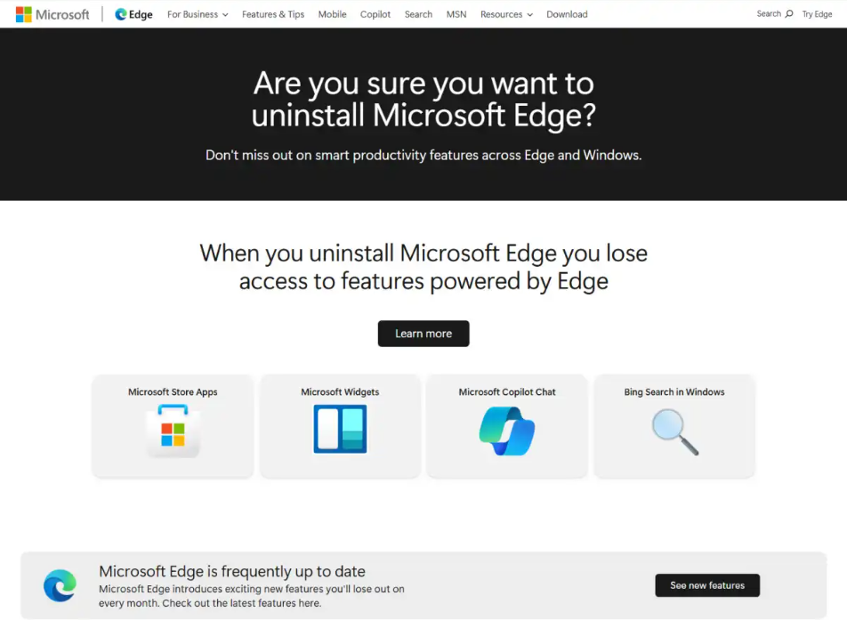微軟官方的「如何移除 Edge 騙人網頁」引爭議,現已悄悄刪除 - 電腦王阿達 微軟官方的「如何移除 Edge 騙人網頁」引爭議,現已悄悄刪除 - 電腦王阿達