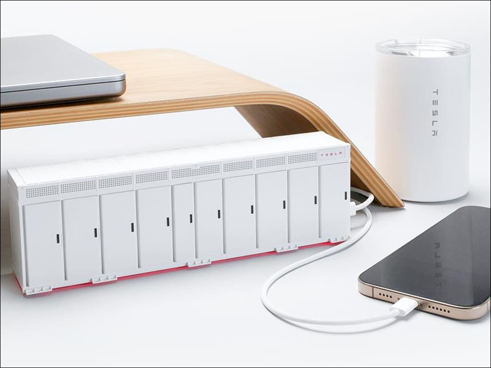 特斯拉 Tesla 1:40 Scale Megapack Charger 迷你版儲能電池登場:21000mAh 行動電源,支援 108W 快充!MacBook Pro 充電也 OK - 電腦王阿達 特斯拉 Tesla 1:40 Scale Megapack Charger 迷你版儲能電池登場:21000mAh 行動電源,支援 108W 快充!MacBook Pro 充電也 OK - 電腦王阿達