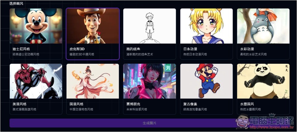 AI Cartoon Generator 免費 AI 卡通圖片生成器,皮克斯、迪士尼、日漫、復古等風格都有 - 電腦王阿達 AI Cartoon Generator 免費 AI 卡通圖片生成器,皮克斯、迪士尼、日漫、復古等風格都有 - 電腦王阿達