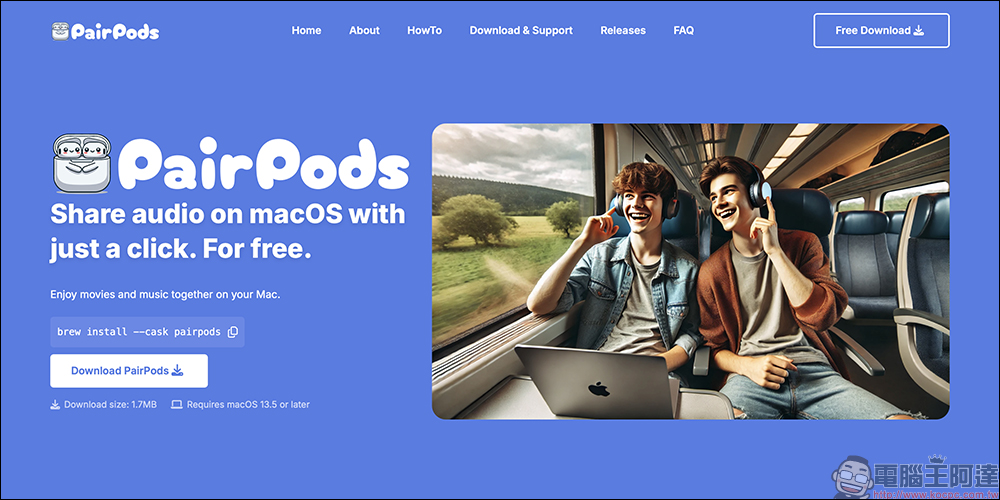 讓 Mac 一秒變雙聲道!PairPods 免費開源工具讓你輕鬆同步兩個藍牙裝置 - 電腦王阿達 讓 Mac 一秒變雙聲道!PairPods 免費開源工具讓你輕鬆同步兩個藍牙裝置 - 電腦王阿達