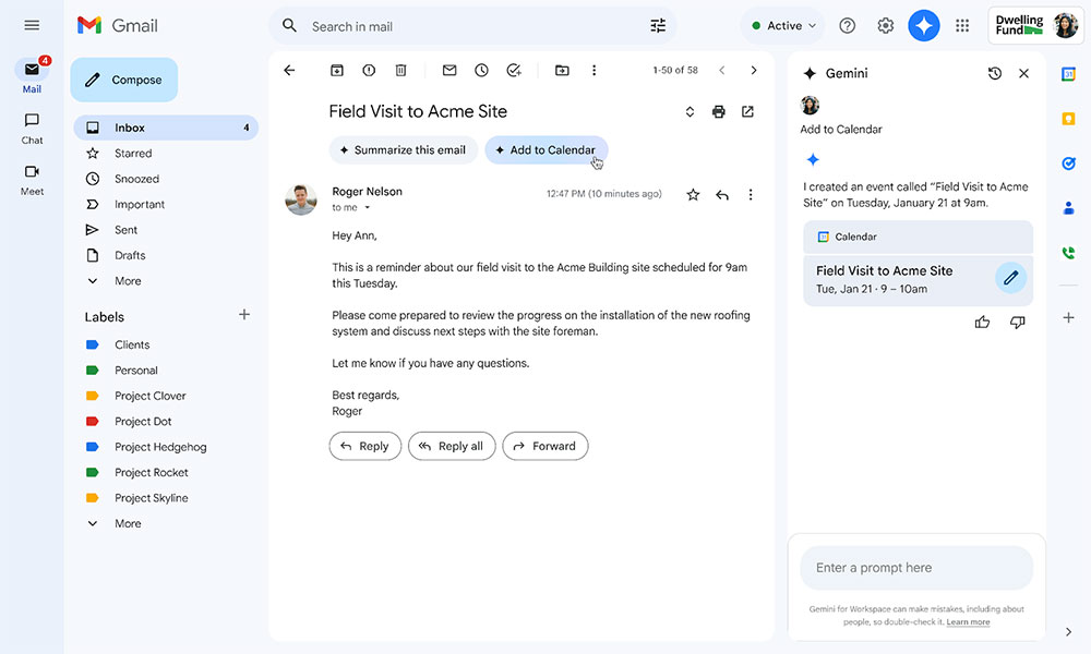 Google 在 Gmail 加入新 AI 按鈕,一鍵將事件加入行事曆 - 電腦王阿達 Google 在 Gmail 加入新 AI 按鈕,一鍵將事件加入行事曆 - 電腦王阿達
