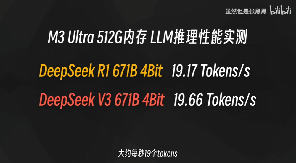 實測滿血版 M3 Ultra 本地運行 DeepSeek R1 671B 模型,速度勝過 8 張 A100 - 電腦王阿達 實測滿血版 M3 Ultra 本地運行 DeepSeek R1 671B 模型,速度勝過 8 張 A100 - 電腦王阿達