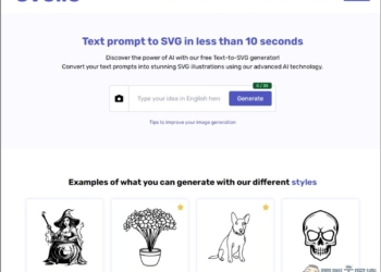 SVG.IO 免費 SVG AI 圖生成器，可商業且無浮水印