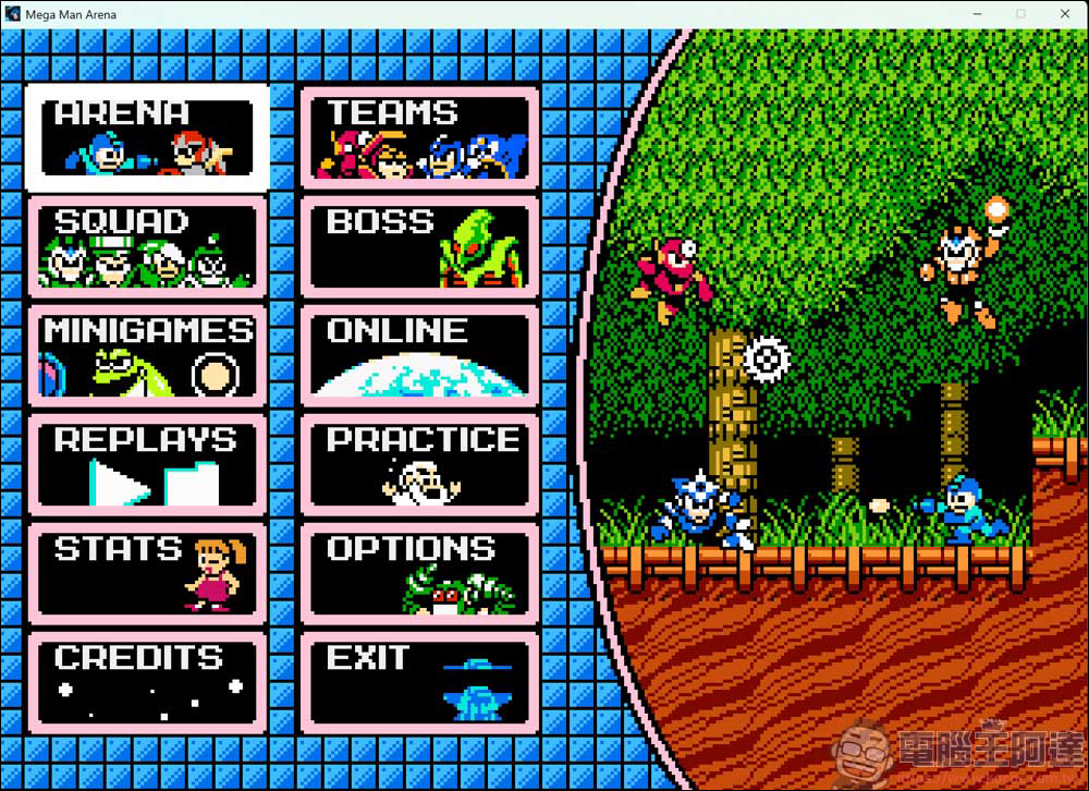 《Mega Man Arena》:粉絲自製洛克人角色大亂鬥,支援四人對戰! - 電腦王阿達 《Mega Man Arena》:粉絲自製洛克人角色大亂鬥,支援四人對戰! - 電腦王阿達