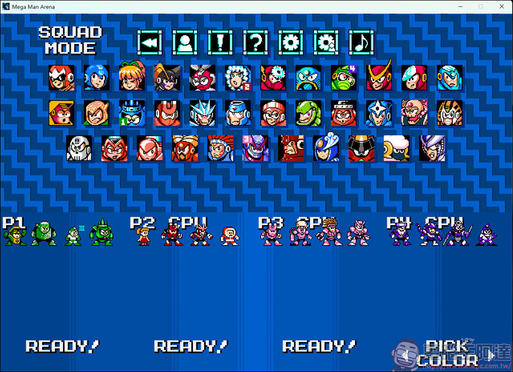 《Mega Man Arena》:粉絲自製洛克人角色大亂鬥,支援四人對戰! - 電腦王阿達 《Mega Man Arena》:粉絲自製洛克人角色大亂鬥,支援四人對戰! - 電腦王阿達