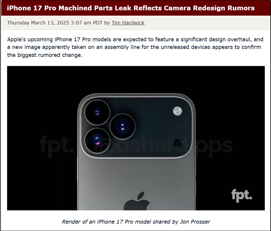 iPhone 17 Pro Max 設計曝光?疑似工廠流出金屬板照片引發熱議 - 電腦王阿達 iPhone 17 Pro Max 設計曝光?疑似工廠流出金屬板照片引發熱議 - 電腦王阿達