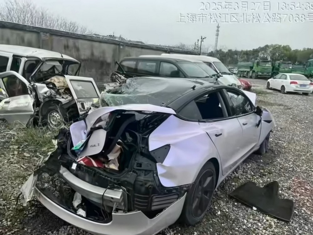 特斯拉 Model 3 安全性再驗證!高速公路遭追尾又撞進大卡車底下車輛乘客與駕駛均安全生還 - 電腦王阿達 特斯拉 Model 3 安全性再驗證!高速公路遭追尾又撞進大卡車底下車輛乘客與駕駛均安全生還 - 電腦王阿達