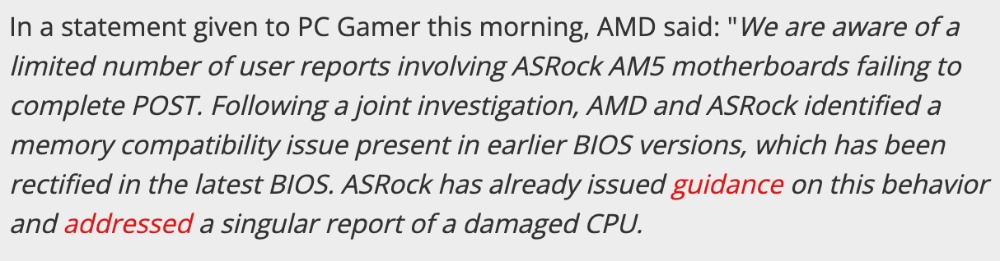 AMD 表示近期 Ryzen 7 9800X3D 事件是記憶體相容問題,處理器實際沒有掛掉 - 電腦王阿達 AMD 表示近期 Ryzen 7 9800X3D 事件是記憶體相容問題,處理器實際沒有掛掉 - 電腦王阿達