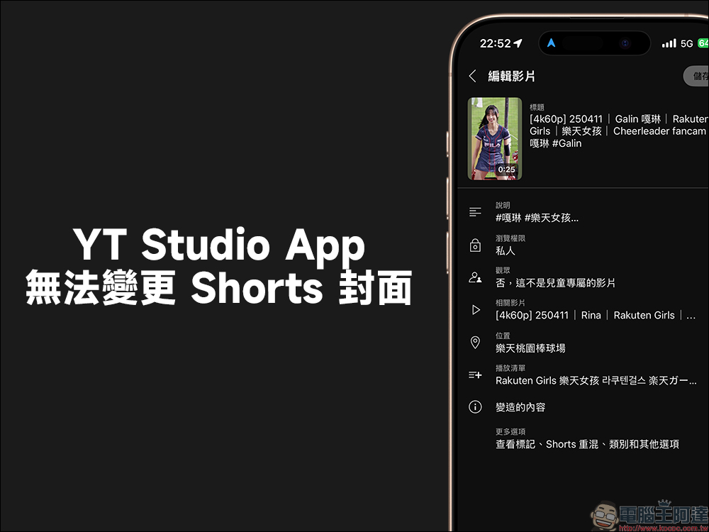還在讓 Shorts 封面隨機選?YouTube 創作者必看,「這招」流量直接翻倍 - 電腦王阿達 還在讓 Shorts 封面隨機選?YouTube 創作者必看,「這招」流量直接翻倍 - 電腦王阿達