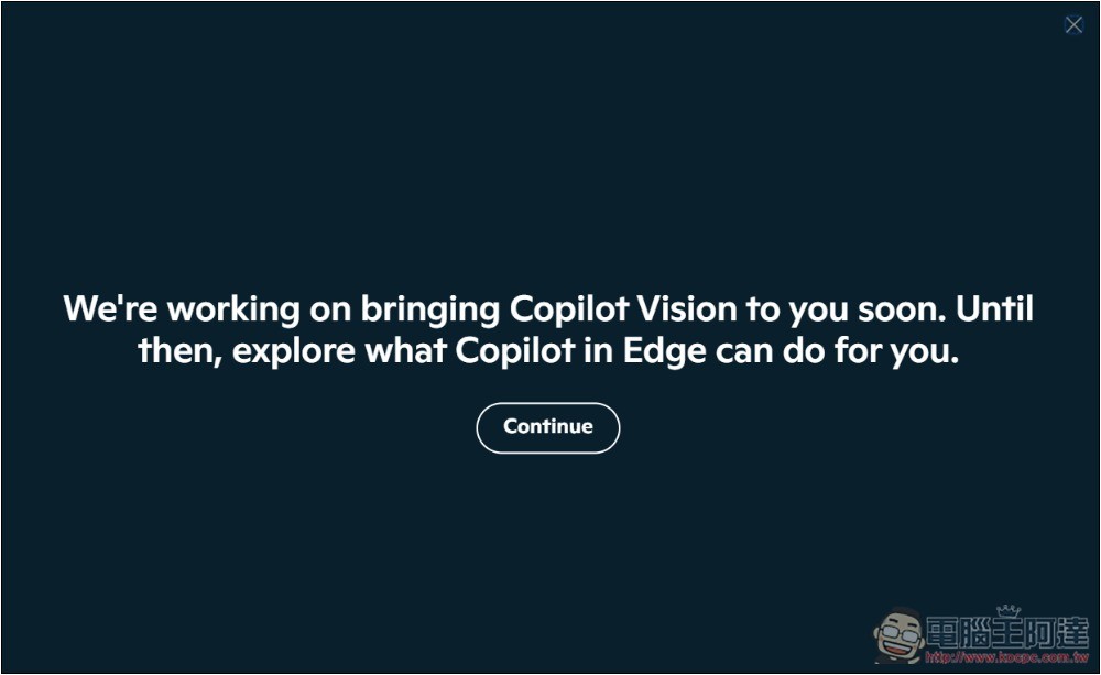 微軟免費讓大家用 Edge 瀏覽器 Copilot Vision 功能,可閱讀你當前網頁內容 - 電腦王阿達 微軟免費讓大家用 Edge 瀏覽器 Copilot Vision 功能,可閱讀你當前網頁內容 - 電腦王阿達