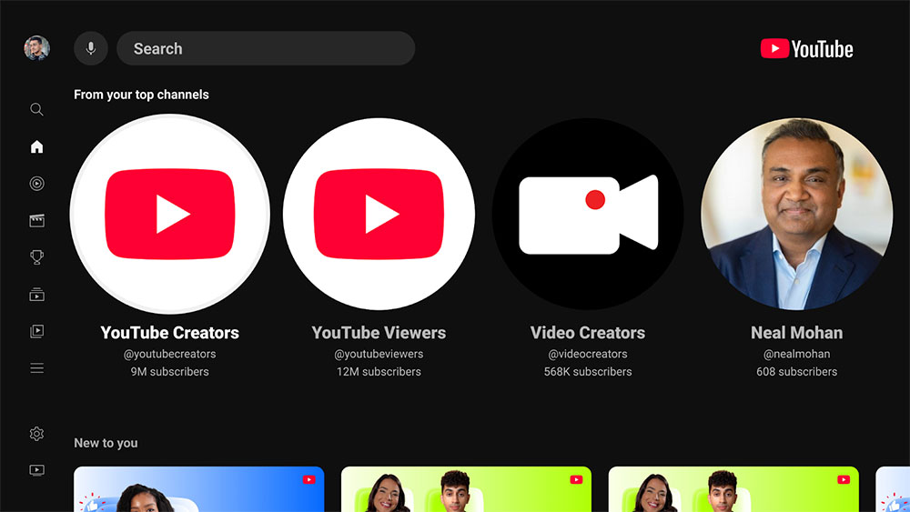 YouTube 正為智慧電視帶來新陳列、新分頁以及諸多改進 - 電腦王阿達 YouTube 正為智慧電視帶來新陳列、新分頁以及諸多改進 - 電腦王阿達