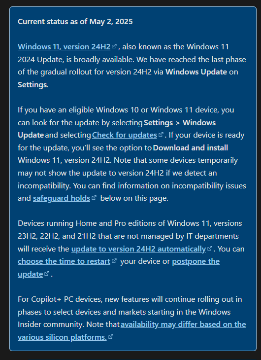 不管你要不要 Windows 11 都會自動下載 24H2 更新,微軟宣布進入最後階段 - 電腦王阿達 不管你要不要 Windows 11 都會自動下載 24H2 更新,微軟宣布進入最後階段 - 電腦王阿達